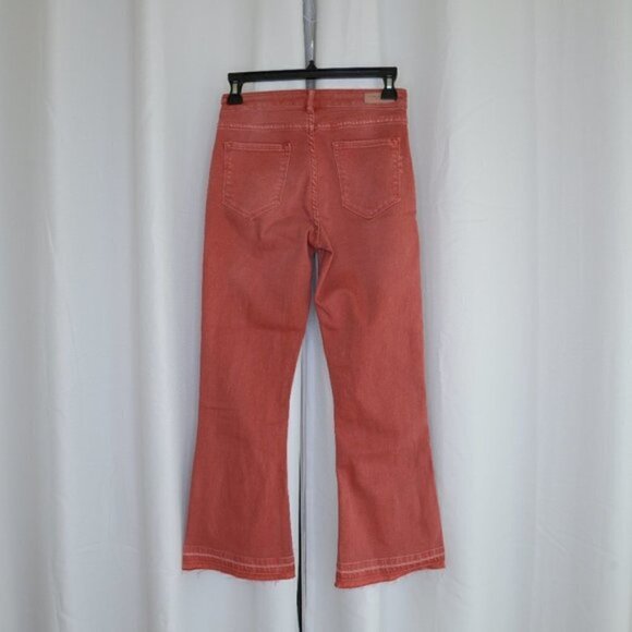 NWT Scotch & Soda Red Flare High Rise Bootcut Jeans Sz 26 - Picture 3 of 9